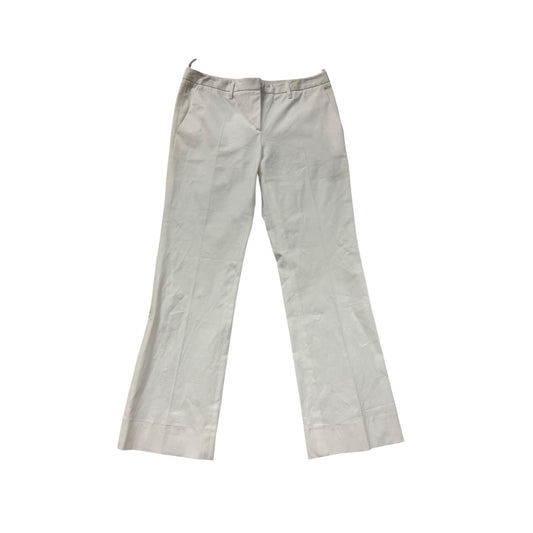 2000s Prada White Cotton & Elastane Pants #7592