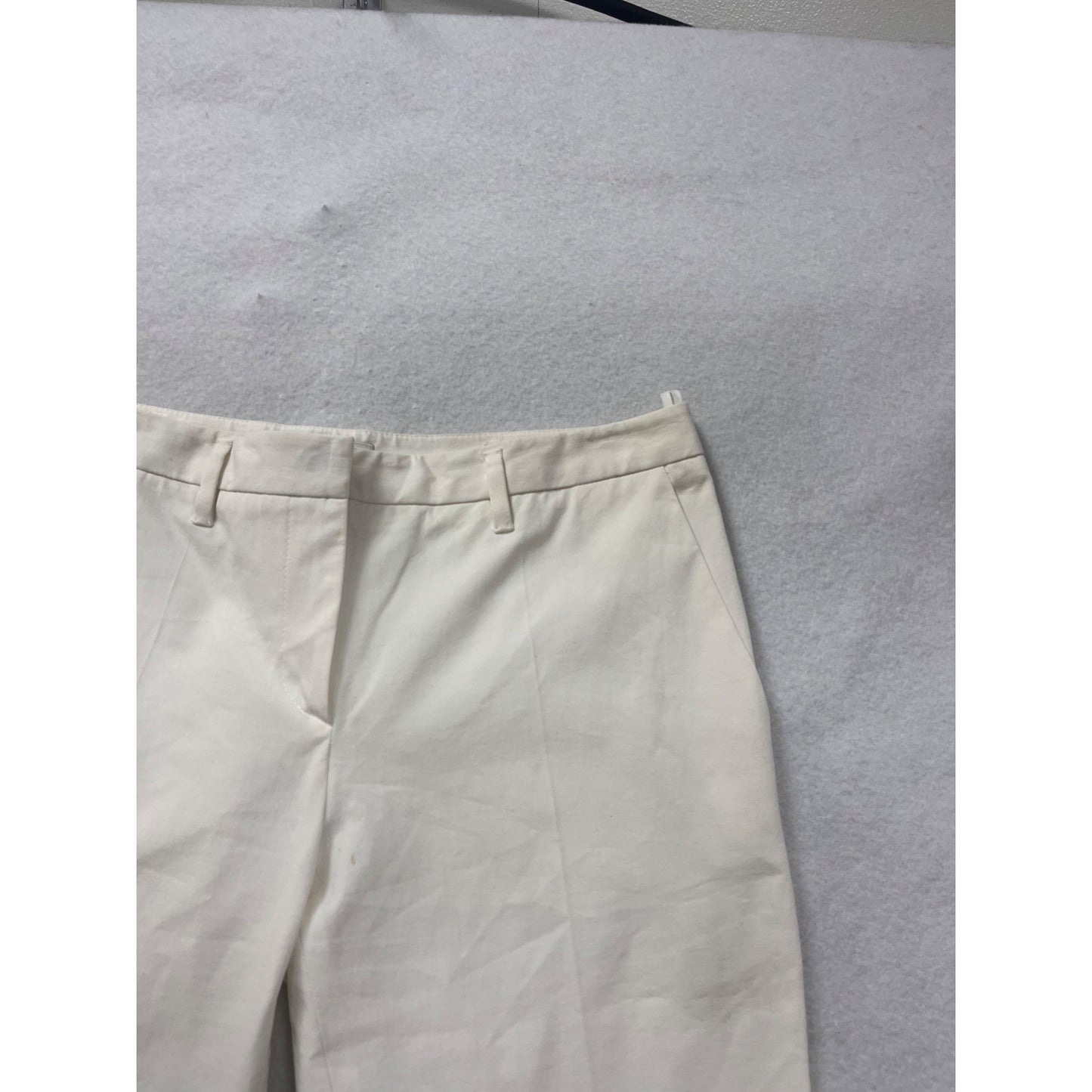 2000s Prada White Cotton & Elastane Pants #7592