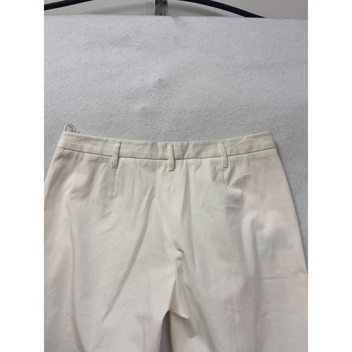2000s Prada White Cotton & Elastane Pants #7592