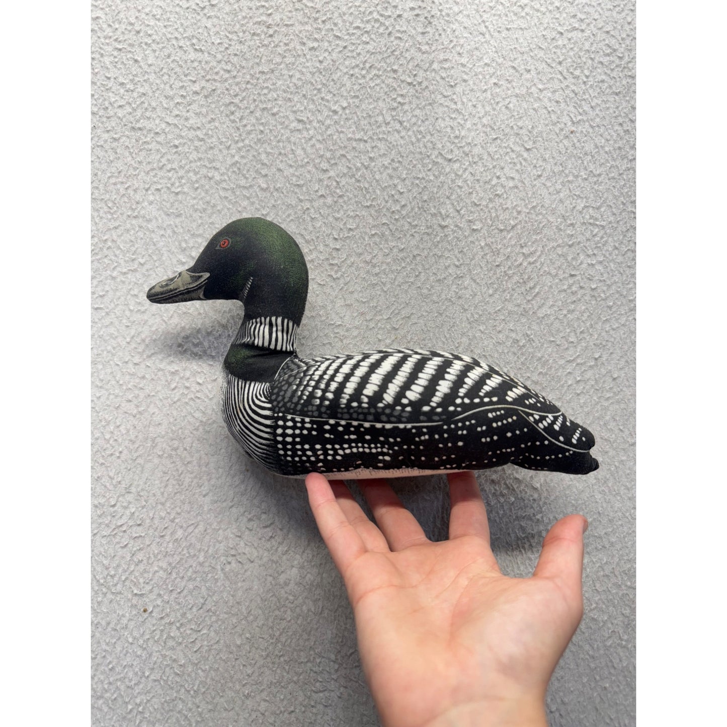 Loon Bird Plush Fabric Stuffed Animal Figurine Decorative Collectible #9953
