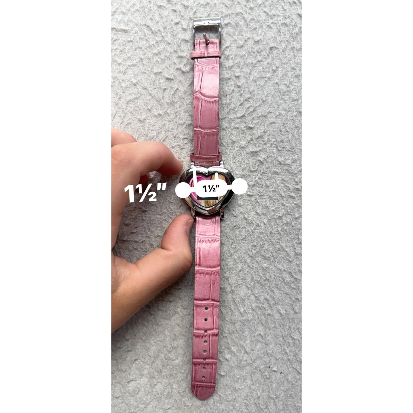Hannah Montana Pink Heart-Shaped Digital Watch With Strap #9946