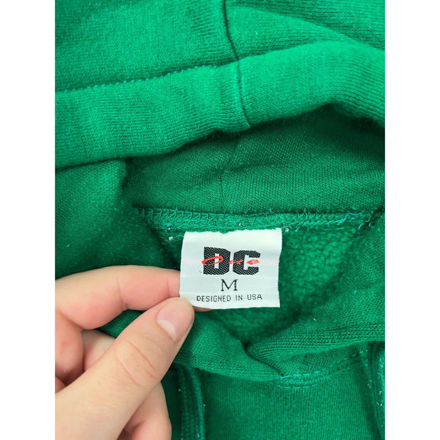 Washington DC Green Hoodie Sweatshirt Size M #8295