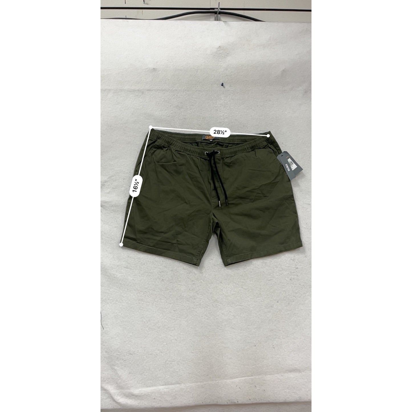 Johnny Bigg Stretch Shorts Olive Green Size XL #713A