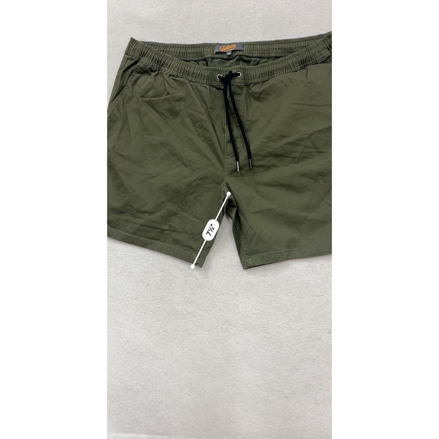 Johnny Bigg Stretch Shorts Olive Green Size XL #713A