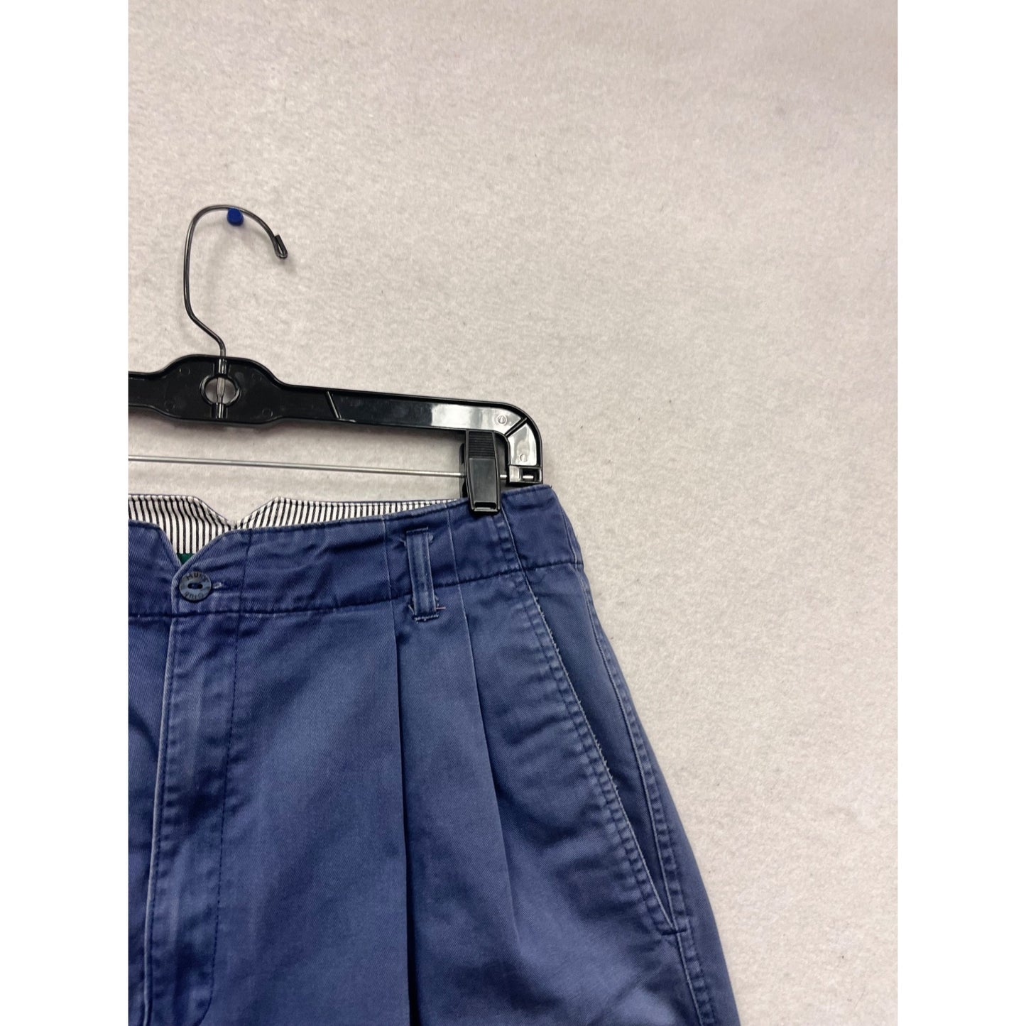 Hunt Club Pleated Blue Shorts Size 14 #585A