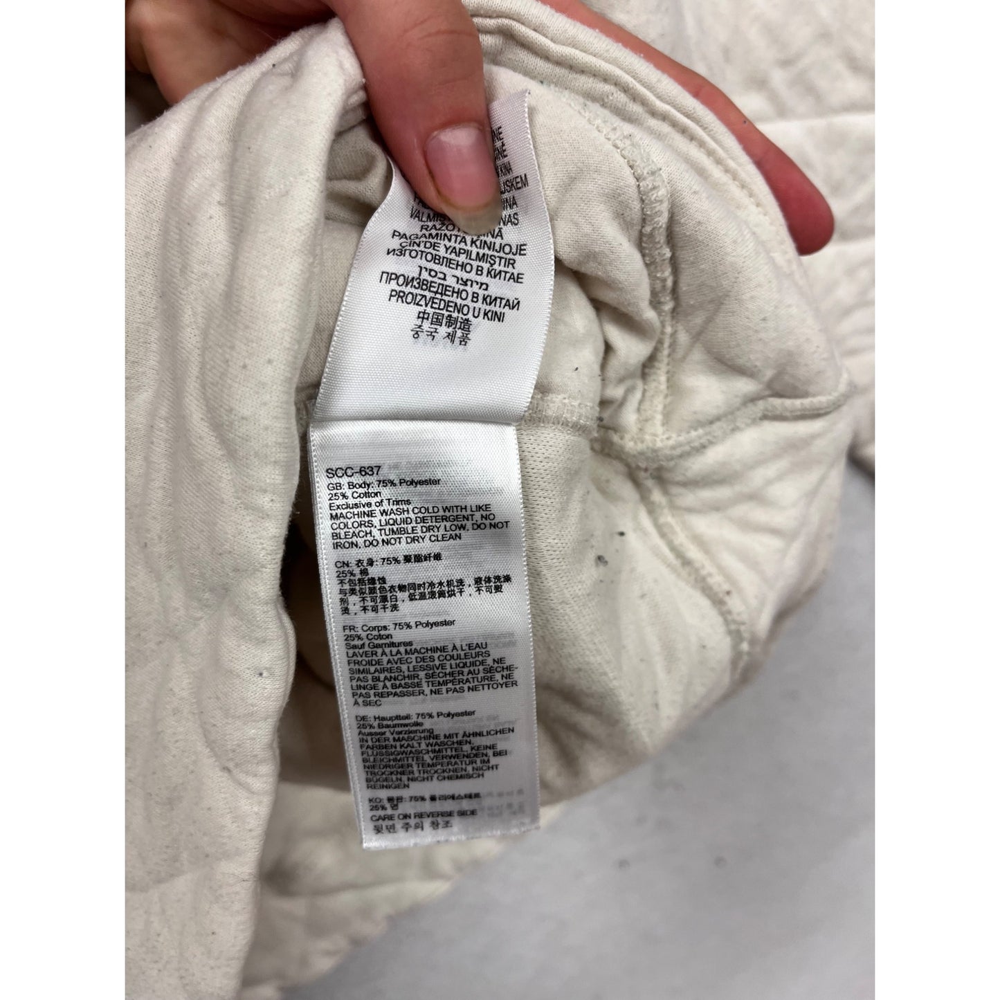 Marmot Womens Quilted Pullover Jacket M White #783A