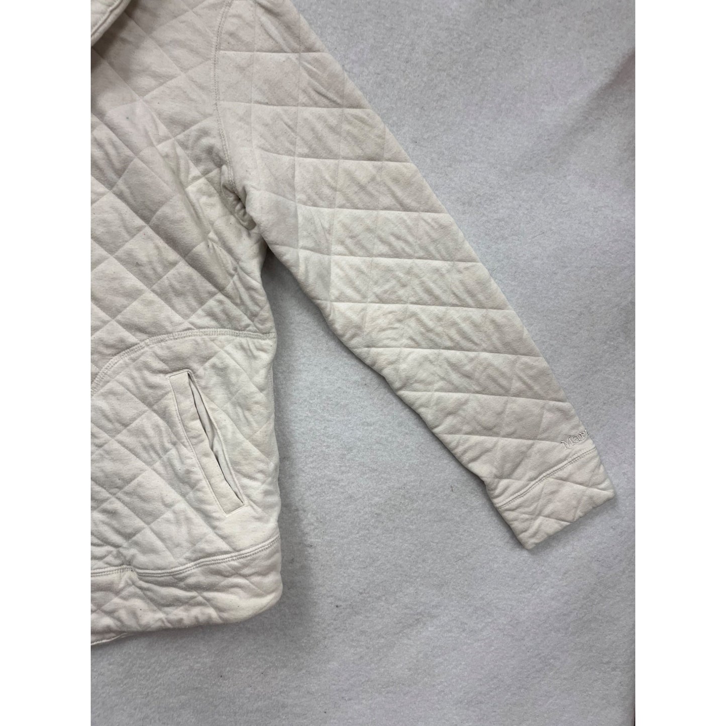 Marmot Womens Quilted Pullover Jacket M White #783A