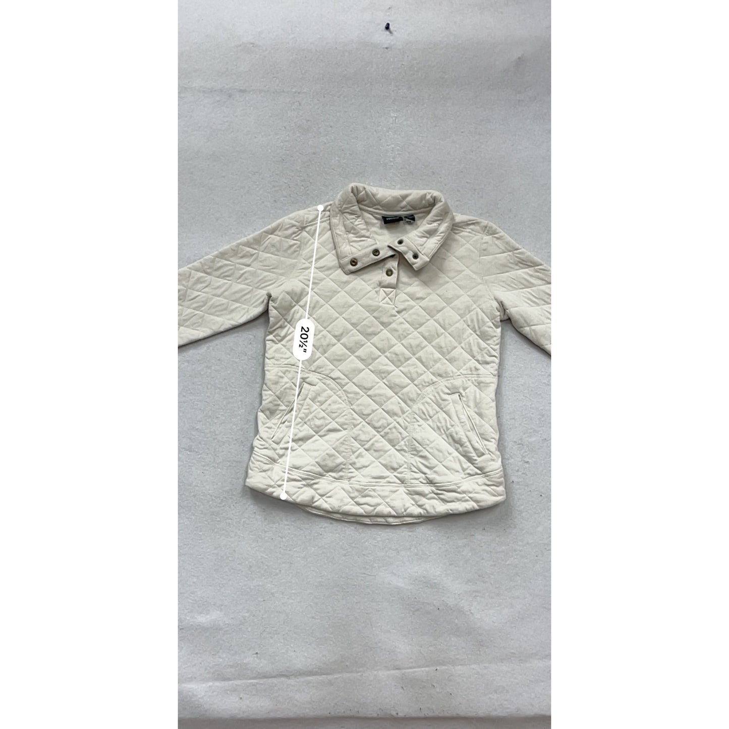 Marmot Womens Quilted Pullover Jacket M White #783A