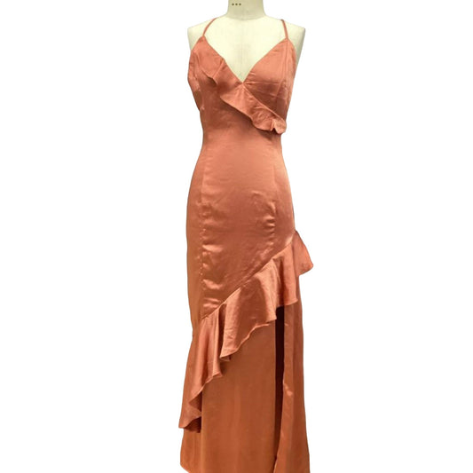 Lulus Burnt Orange Formal dress