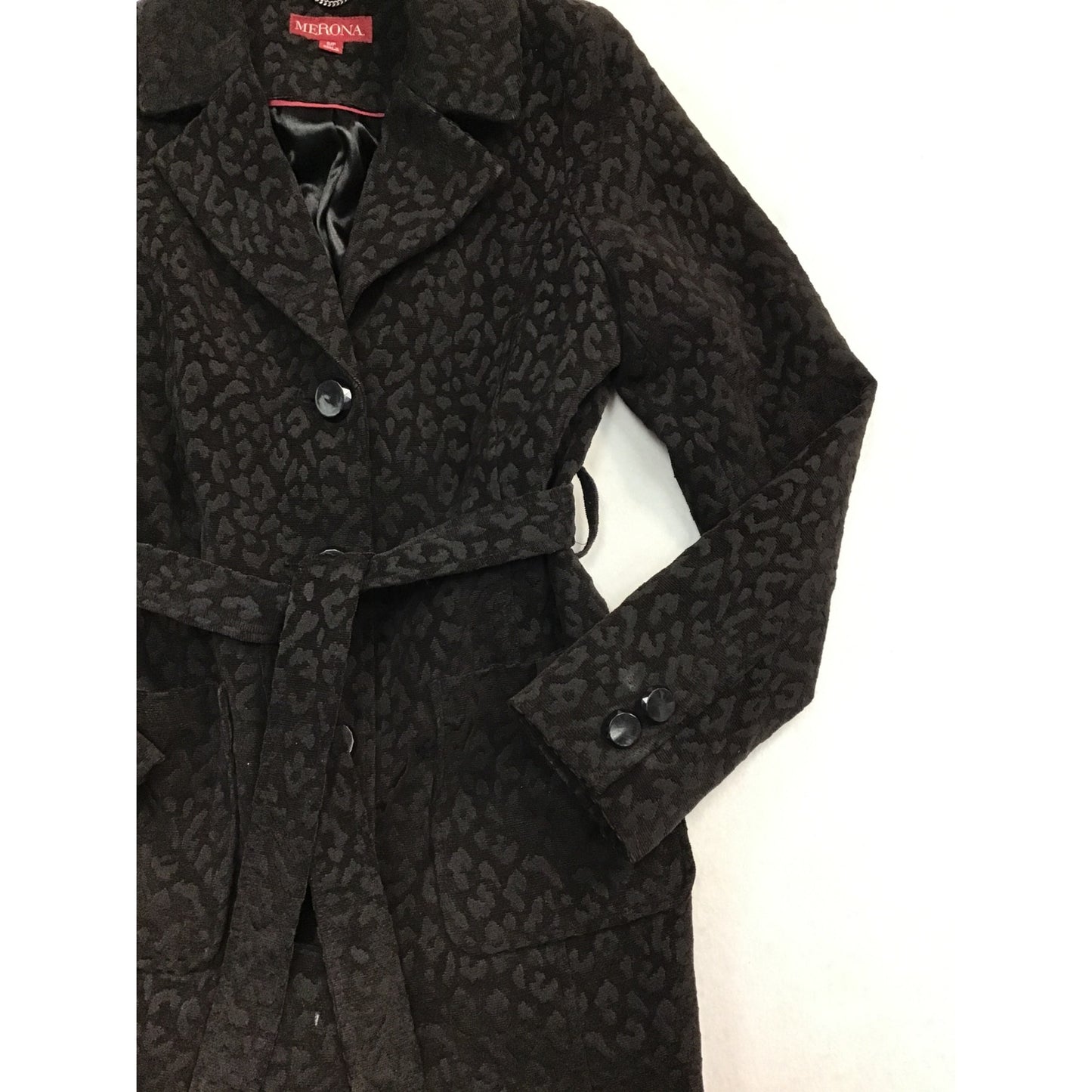 Women’s Leopard Print Dress Coat