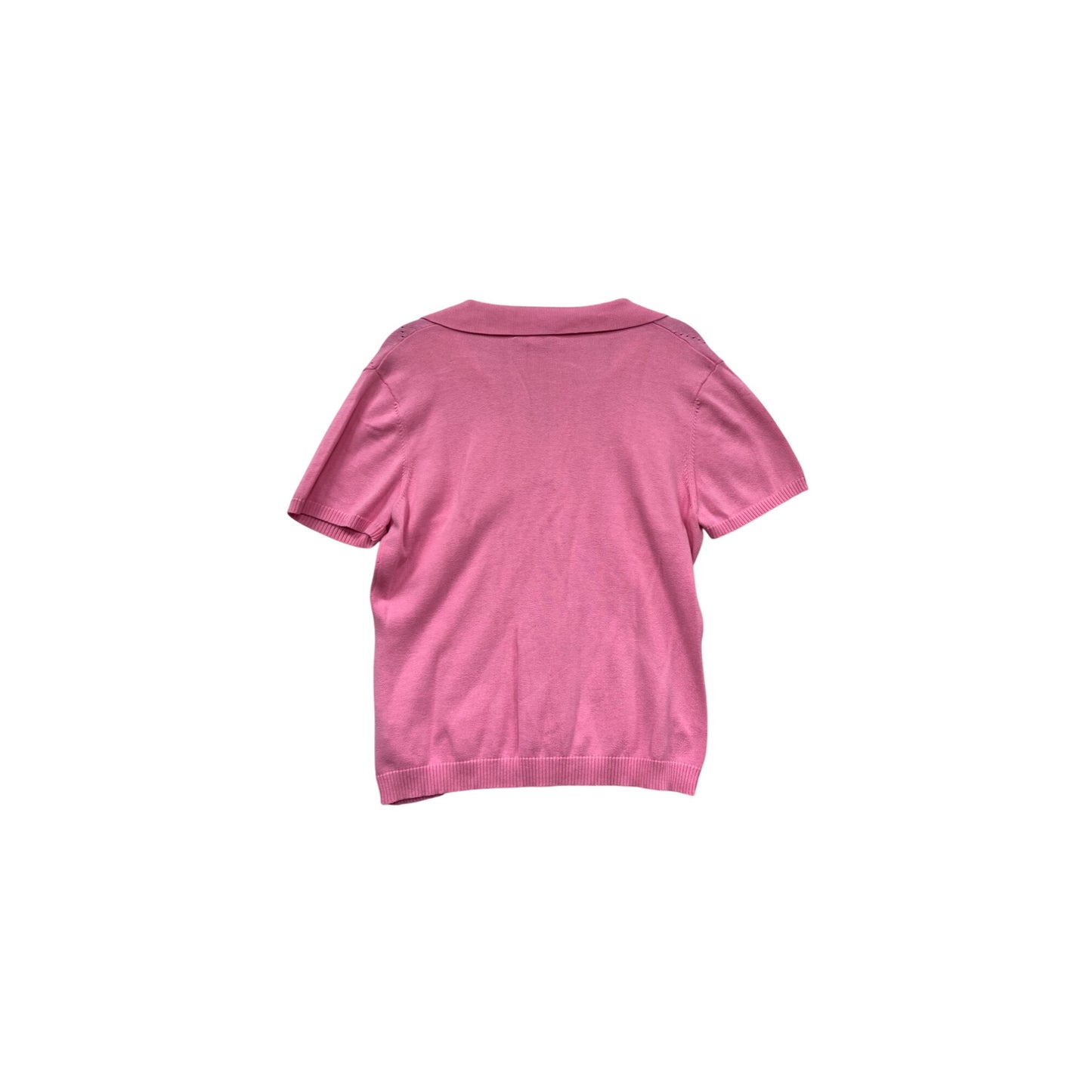 Sophie Rose Pink Short Sleeve Knit Top M #626A
