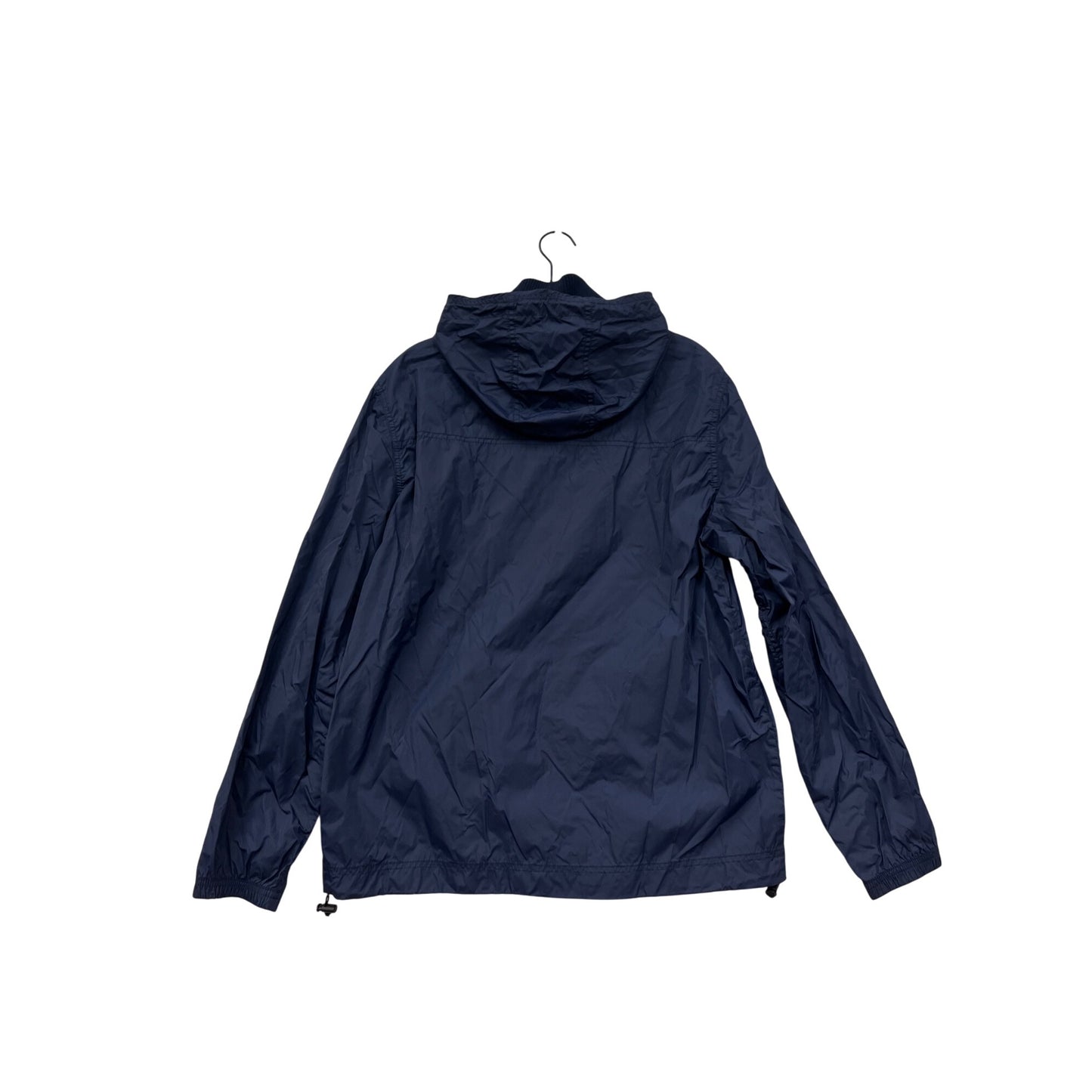American Eagle Outfitters Navy Windbreaker Jacket M Nylon #8284