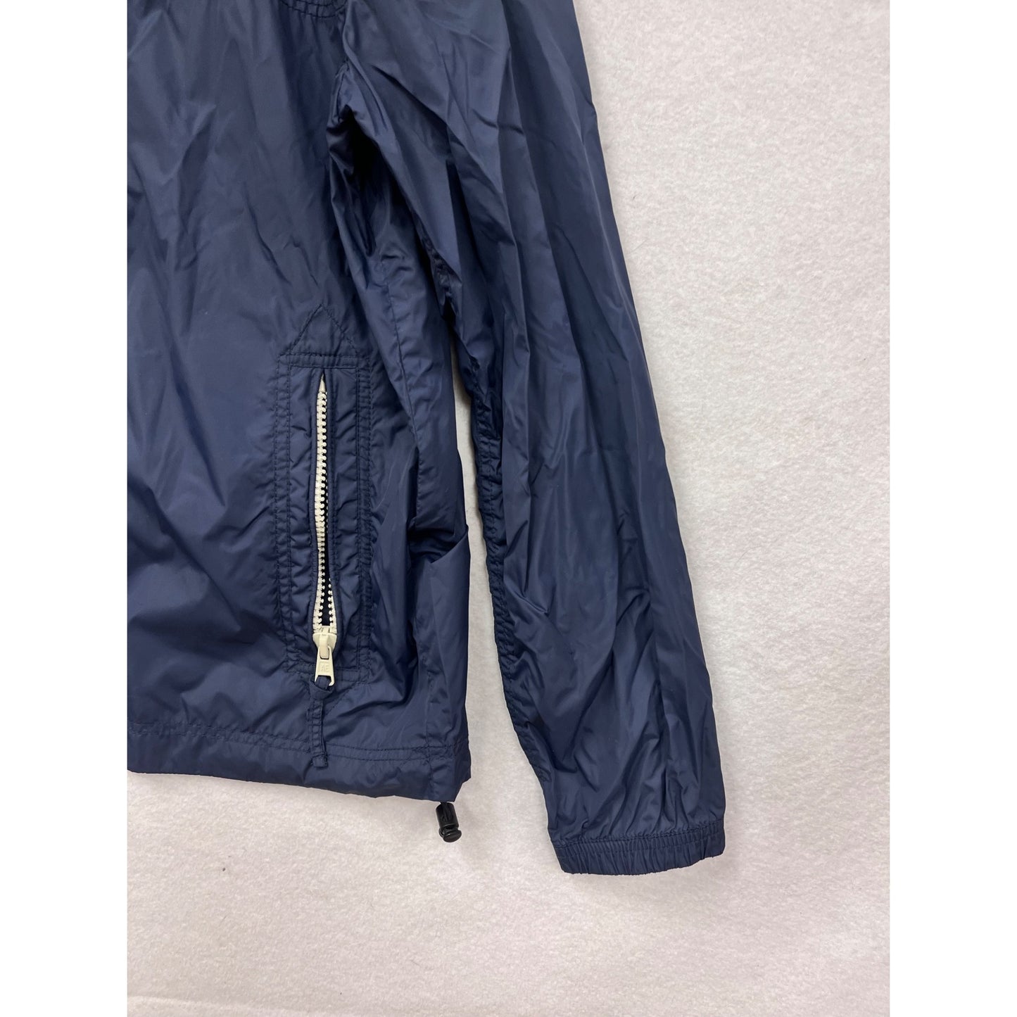 American Eagle Outfitters Navy Windbreaker Jacket M Nylon #8284