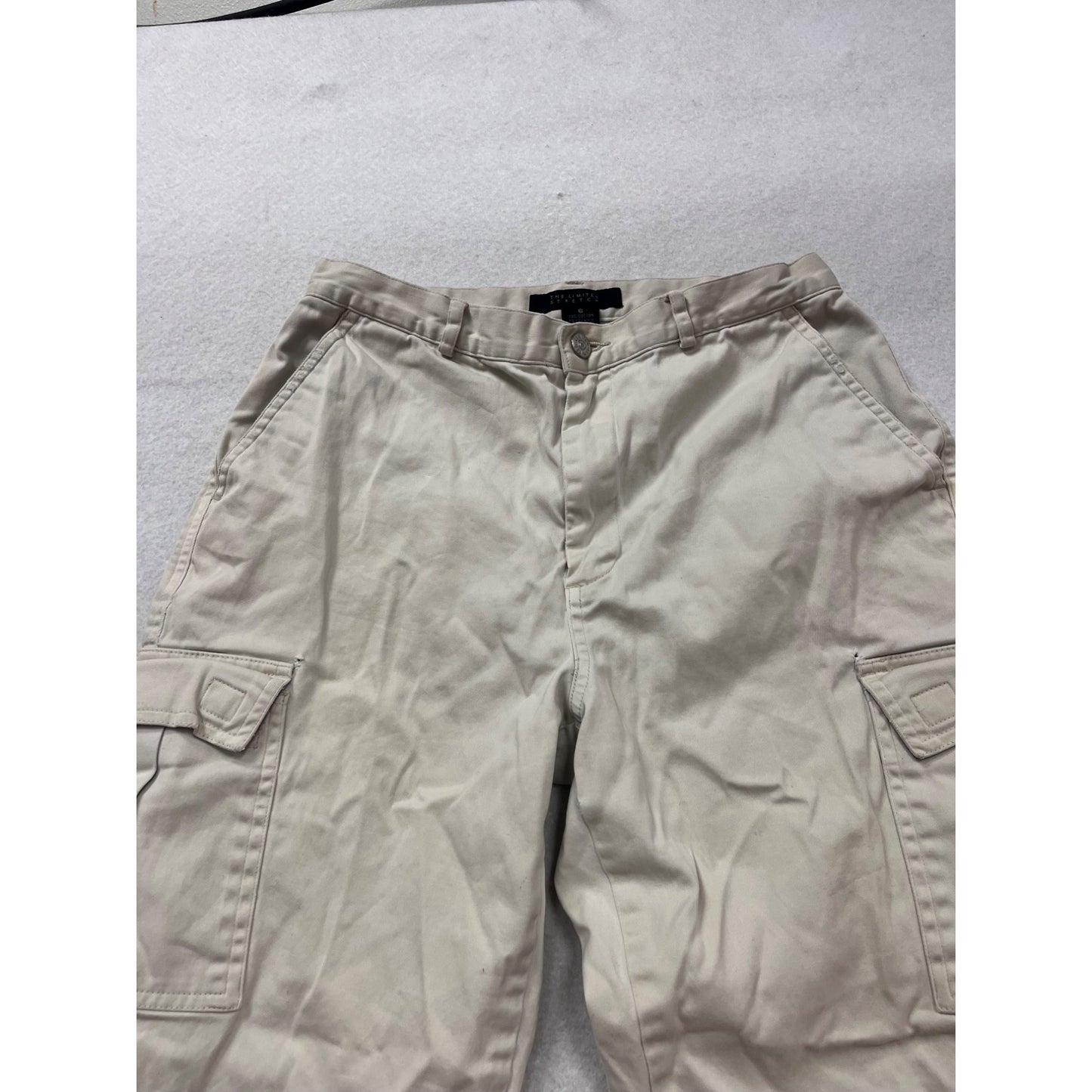 Size 6 Off White Cargo Pants #342A