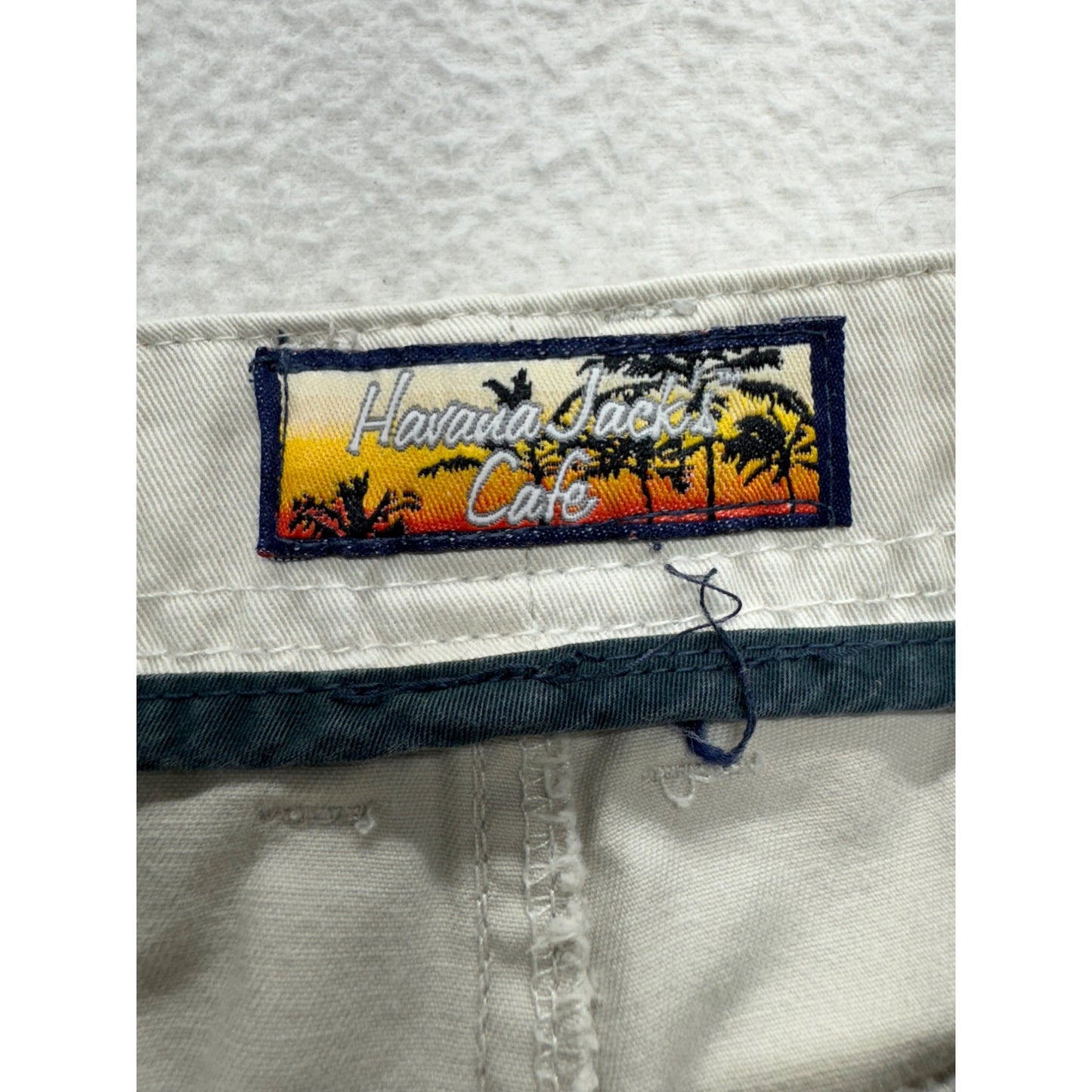 Havana Jacks Cafe Beige Cargo Capris With Pockets & Drawstring Hem 32.5" #9254