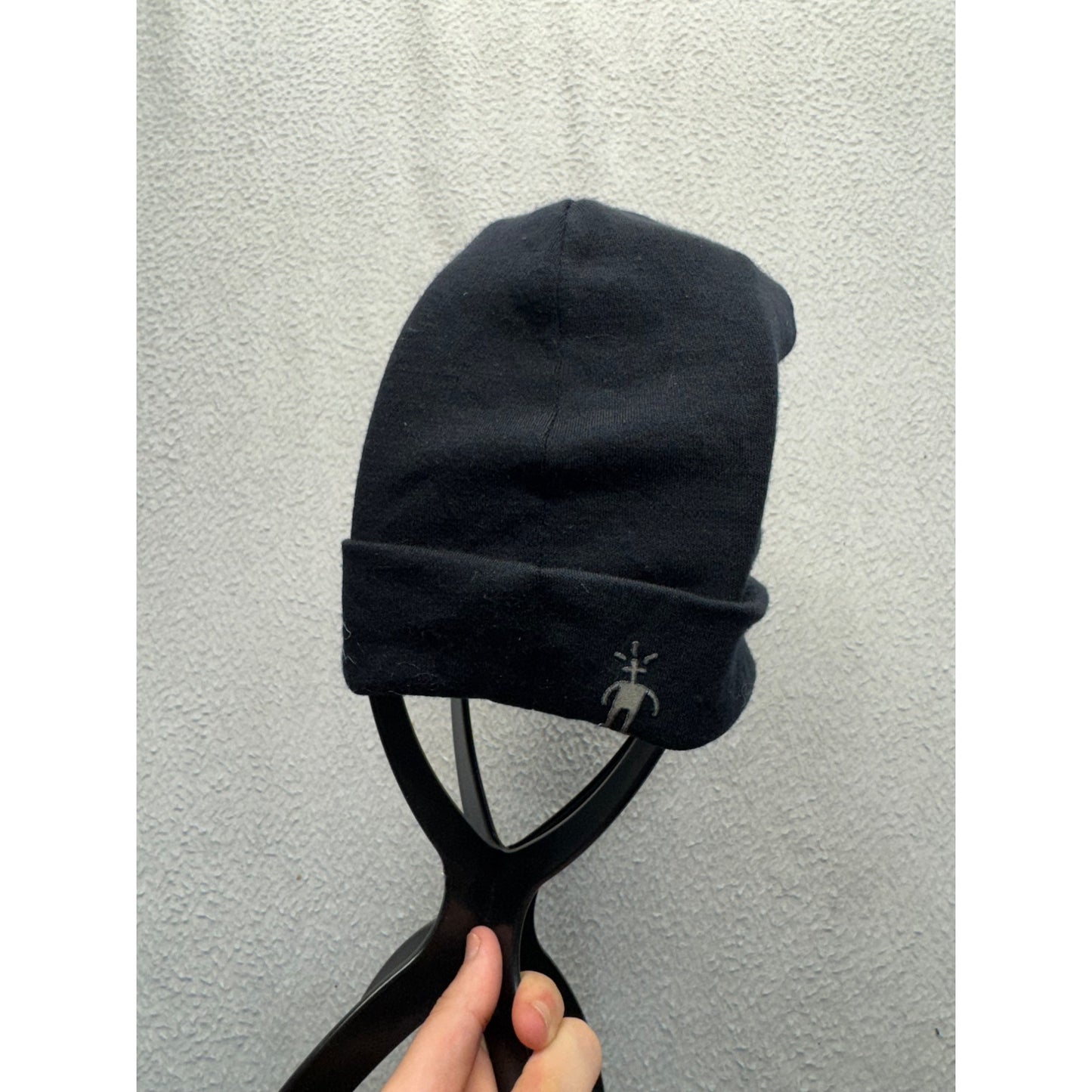 Smartwool Black Cuffed Beanie Hat With Embroidered Logo #9902