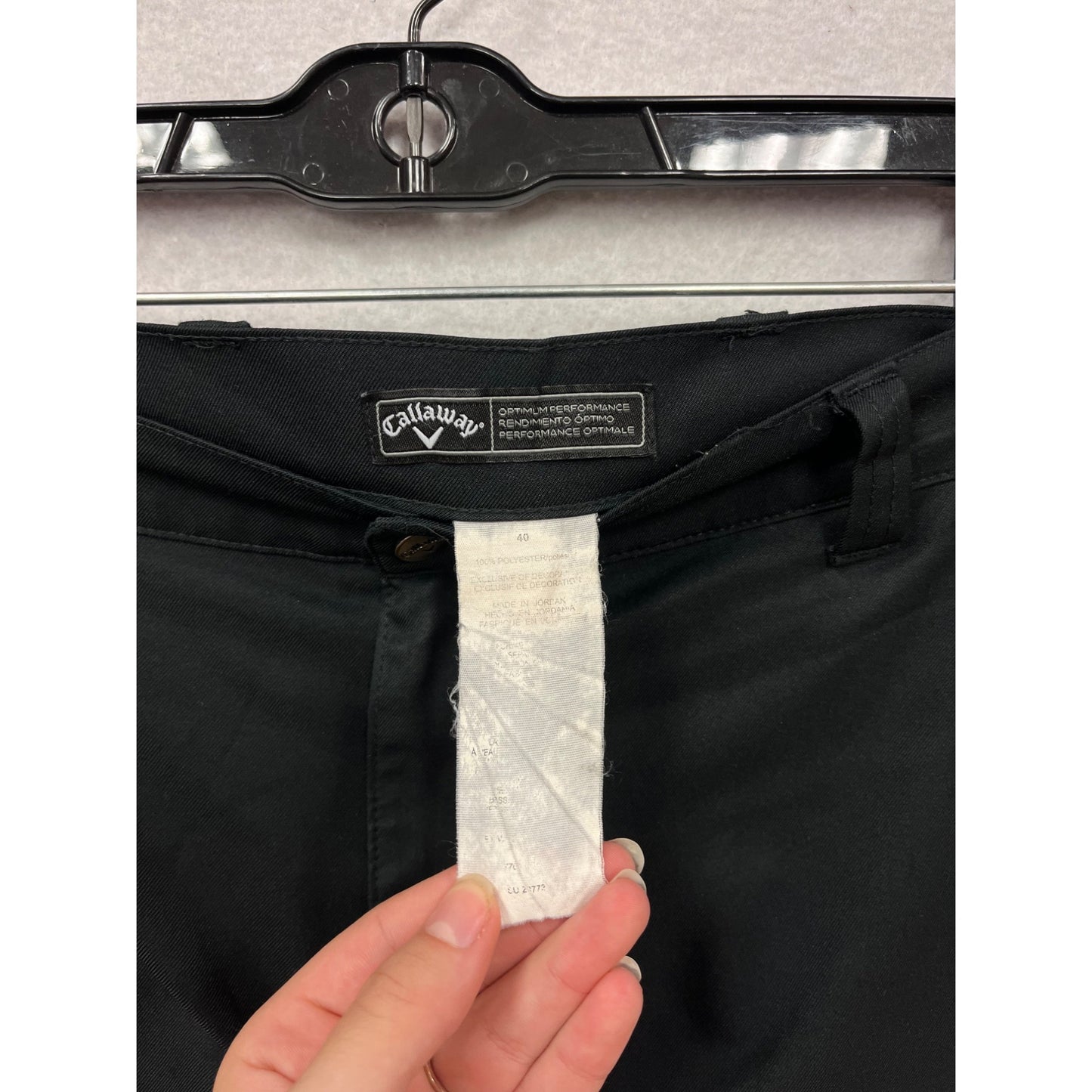 Callaway Performance Shorts Size 40 Black #565A