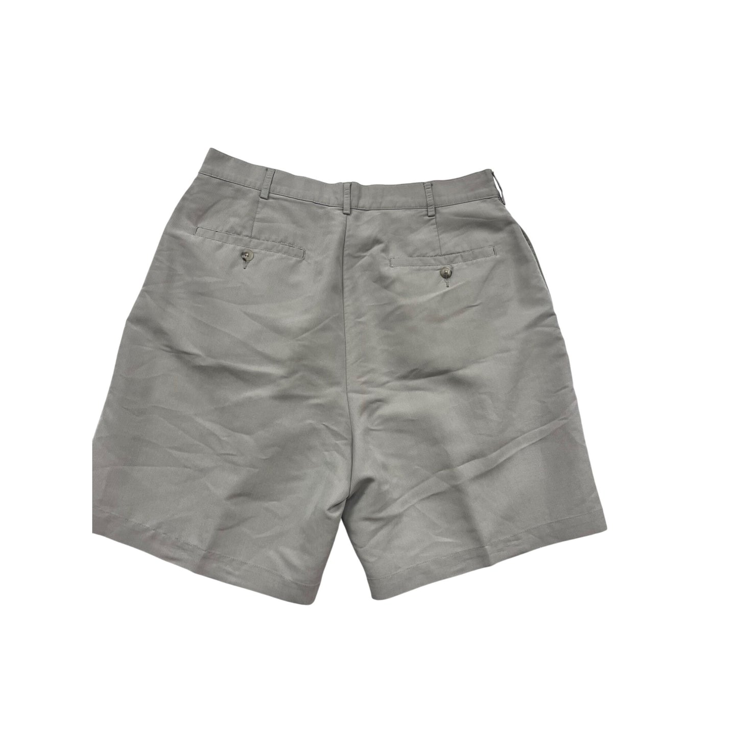 International Tour Taupe Pleated Shorts Size 40 #581A