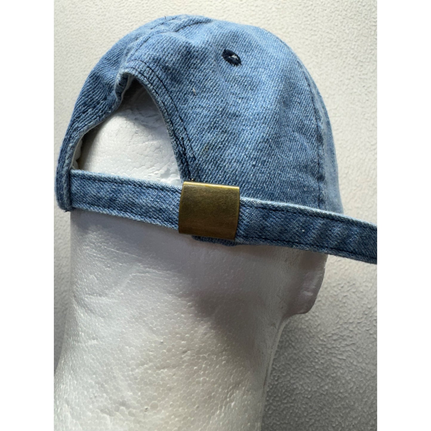 Yeah Mon Jamaica Denim Baseball Cap Adjustable Strapback Rasta Colors #9790