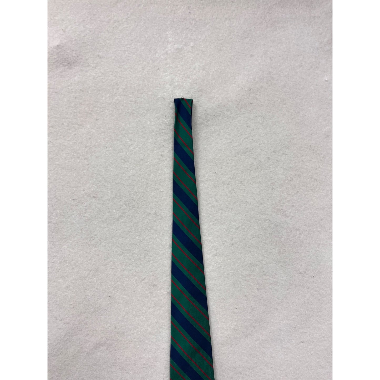 Vintage Gap Striped Silk Tie Blue Green & Red #8662