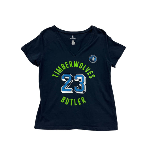 Minnesota Timberwolves Jimmy Butler Womens Large V-Neck T-Shirt #6353