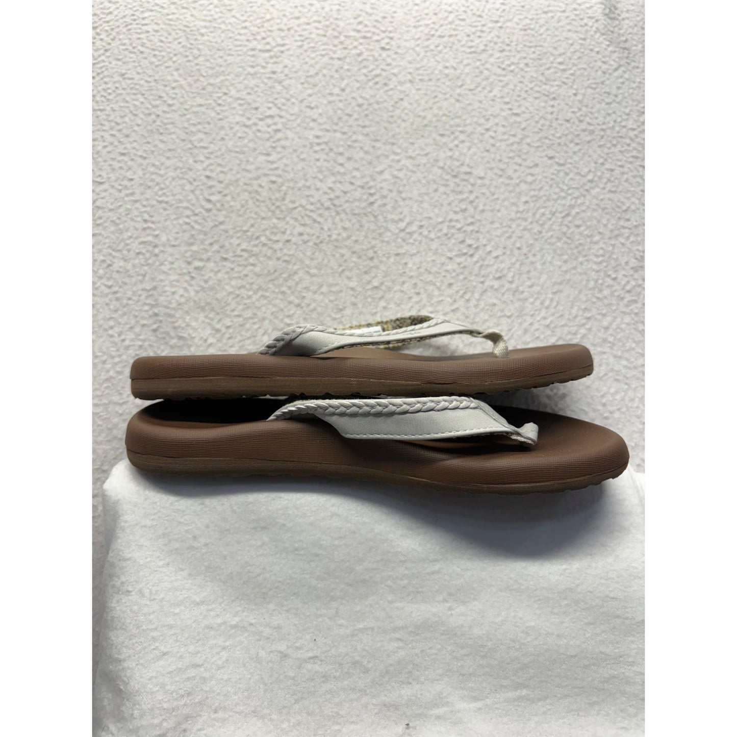 Flojos Womens Woven Strap Flip Flops #7668