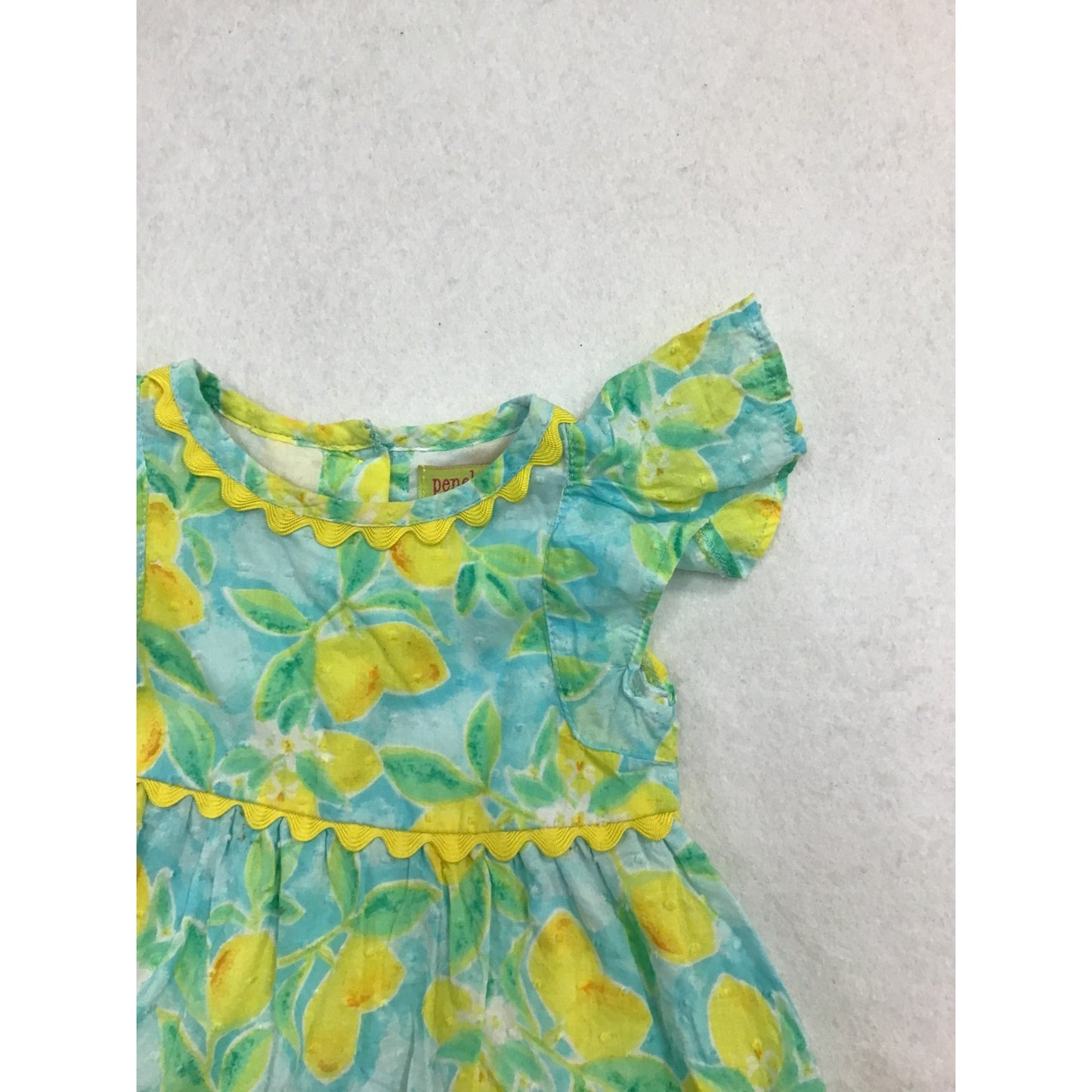 Baby Girl Lemon Print Dress