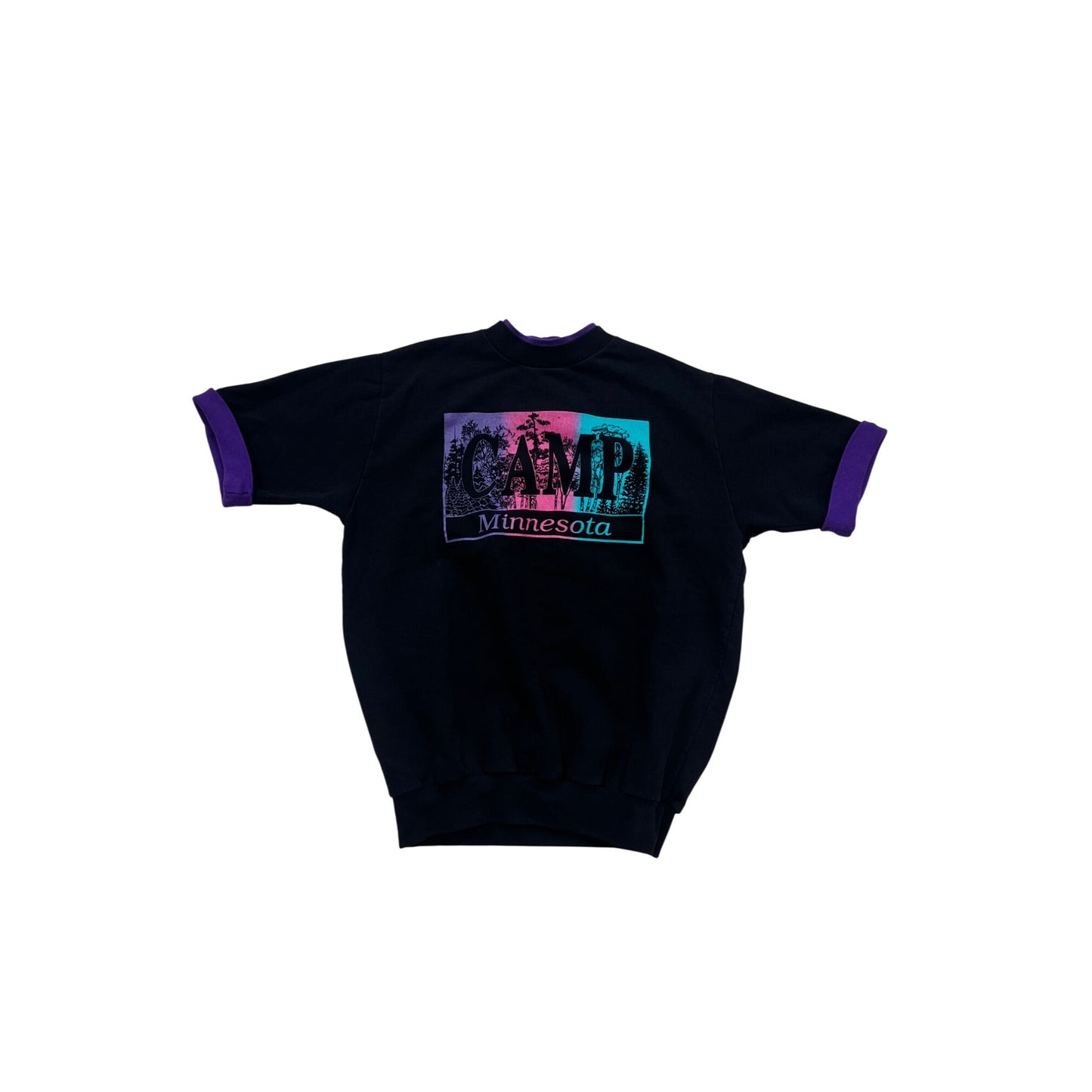 Vintage Camp Minnesota Sweatshirt Black S/M #103A