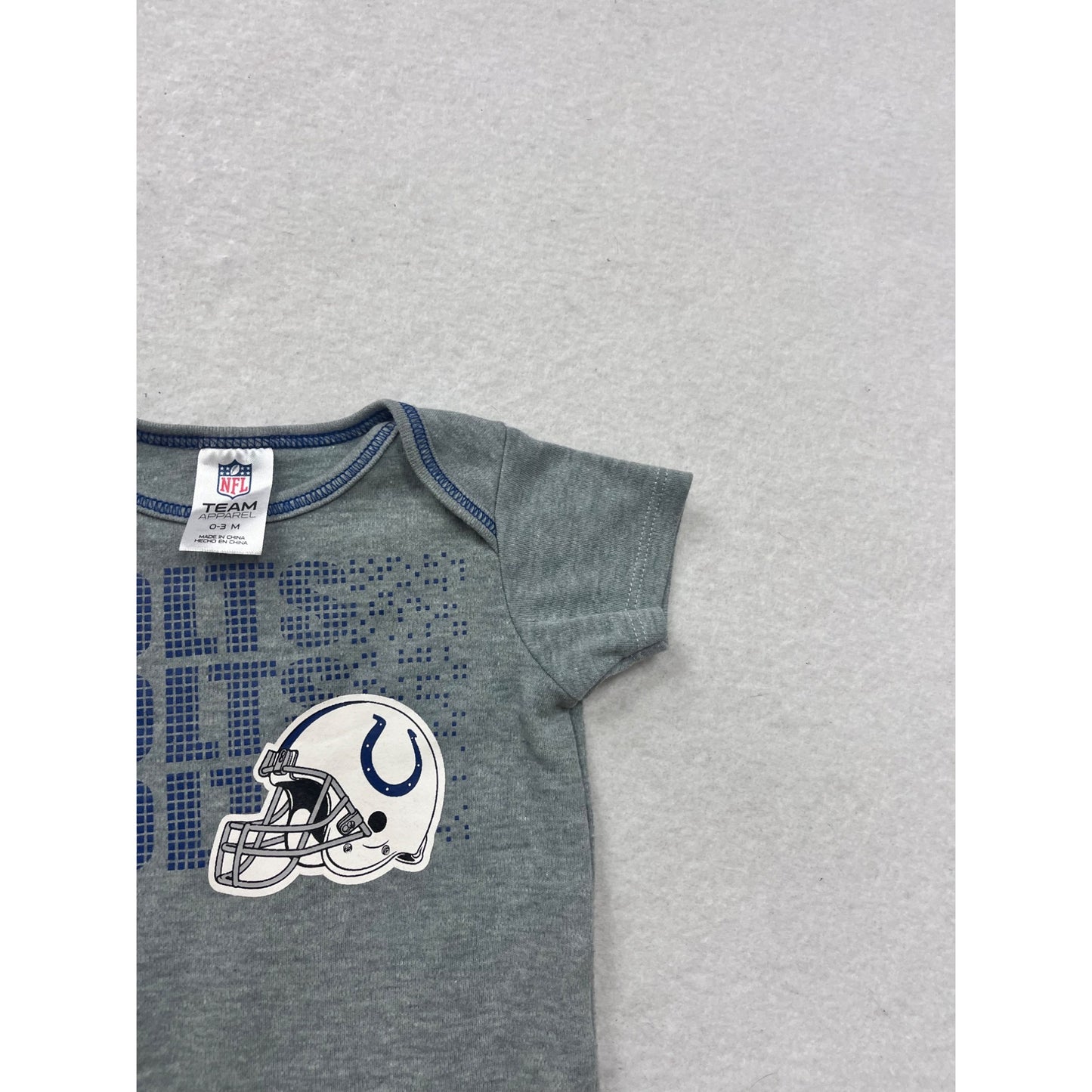 NFL Colts Baby Romper 0-3M #8554