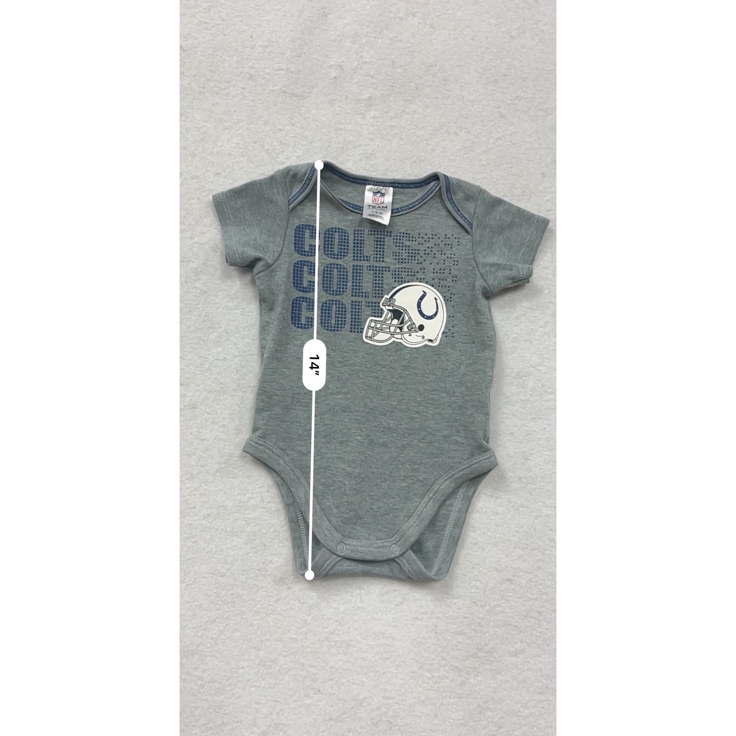 NFL Colts Baby Romper 0-3M #8554