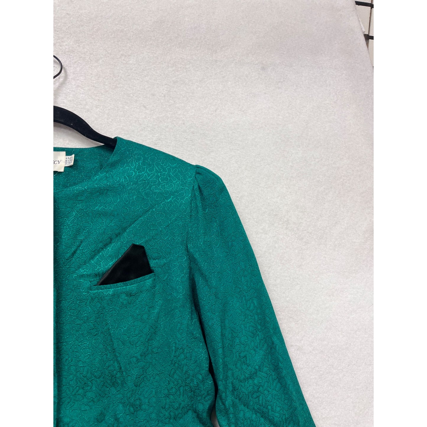 Vintage Prophecy Blouse Green Size M #621A