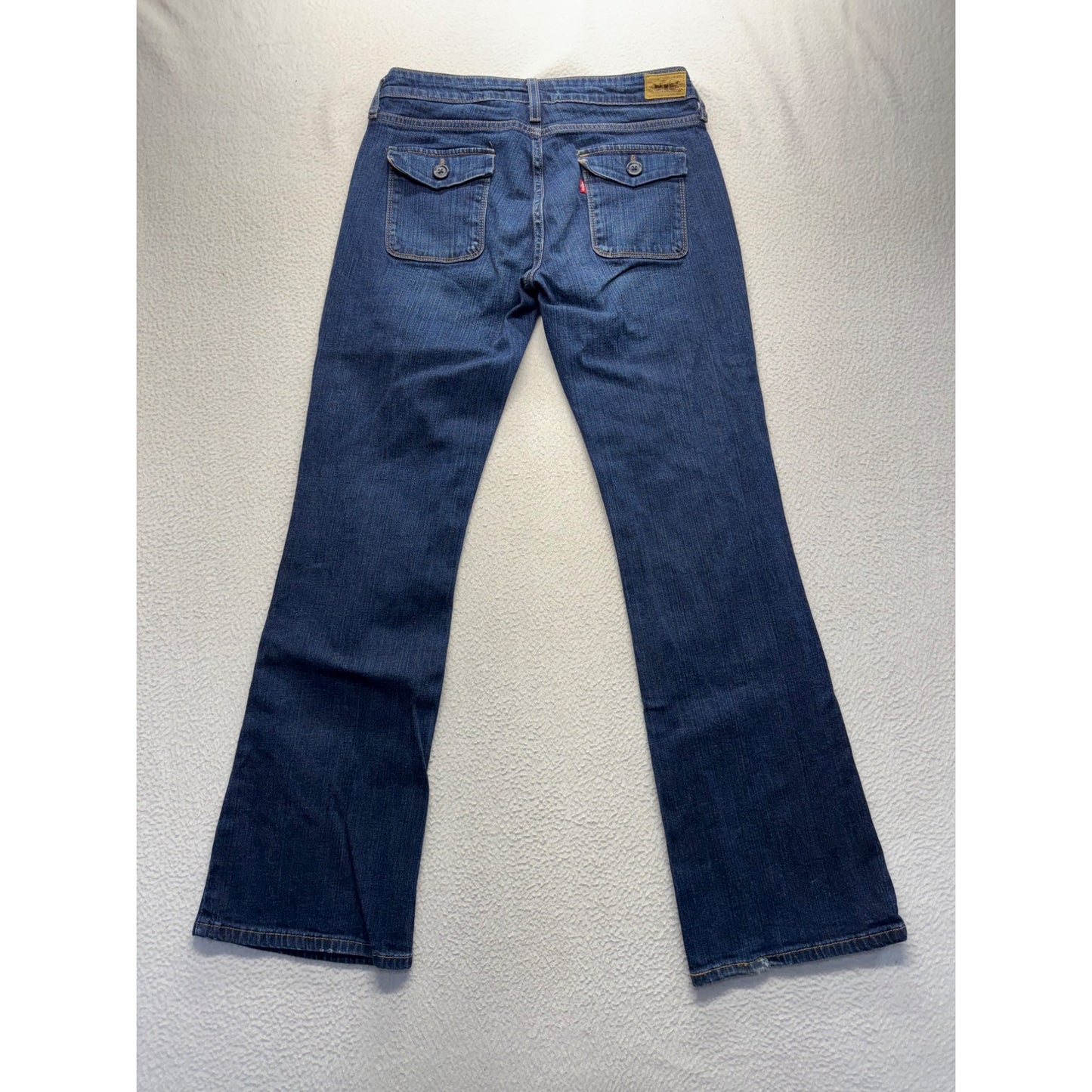 Levis 545™ Low Boot Cut Jeans Dark Wash Denim Size 8 Classic Fit #9307