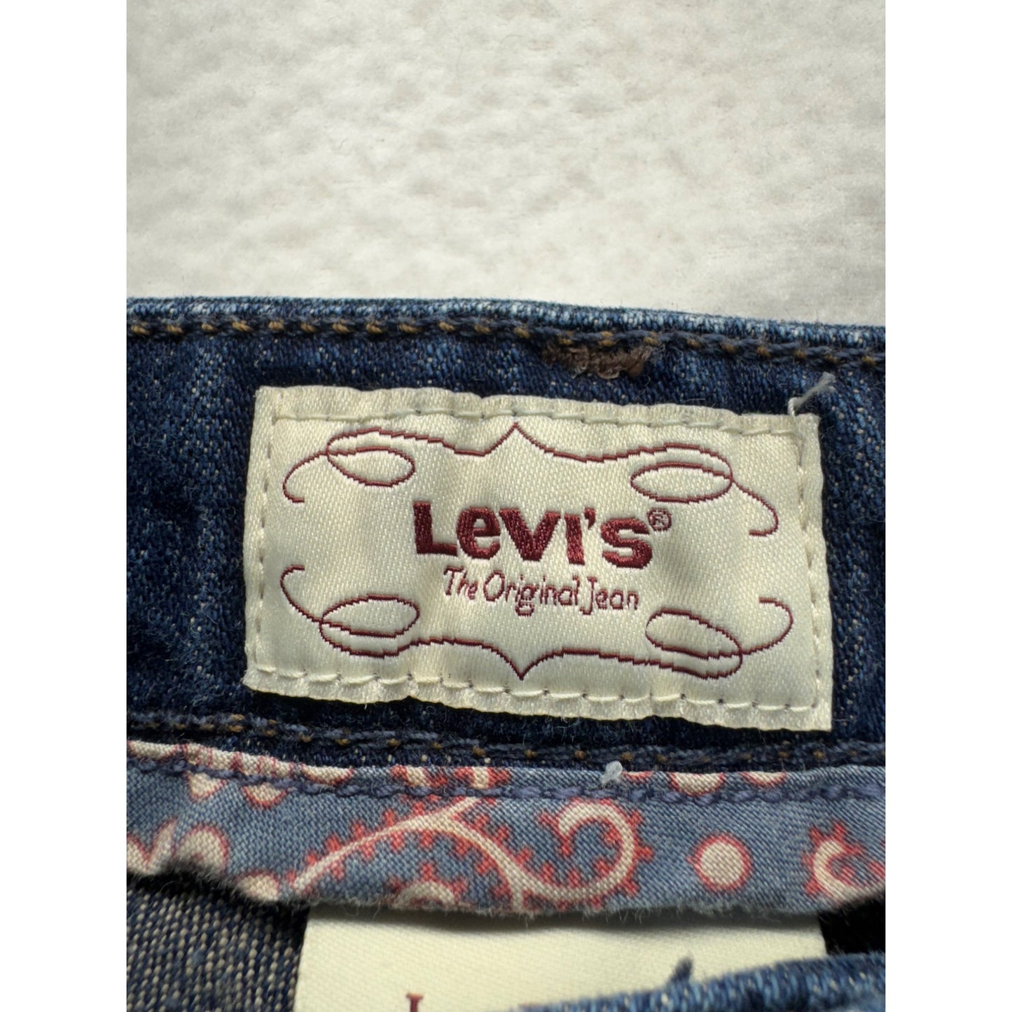 Levis 545™ Low Boot Cut Jeans Dark Wash Denim Size 8 Classic Fit #9307