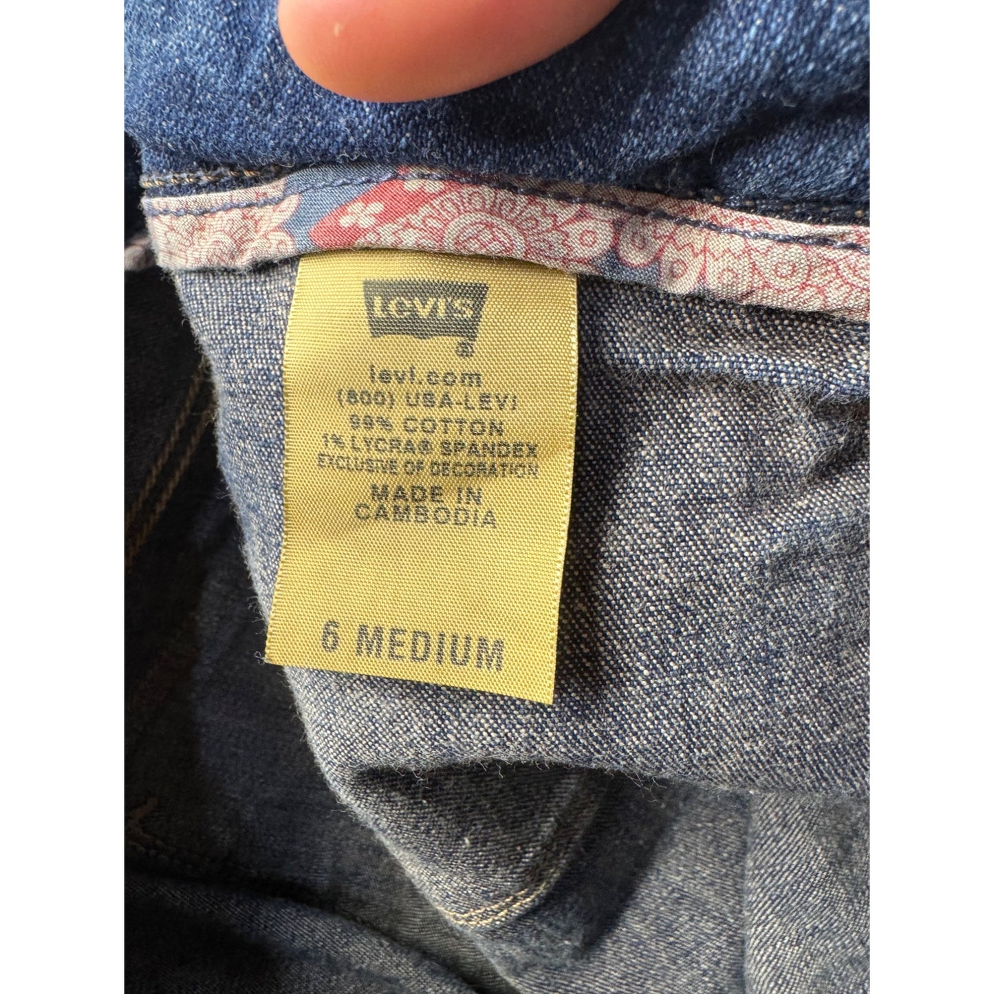 Levis 545™ Low Boot Cut Jeans Dark Wash Denim Size 8 Classic Fit #9307