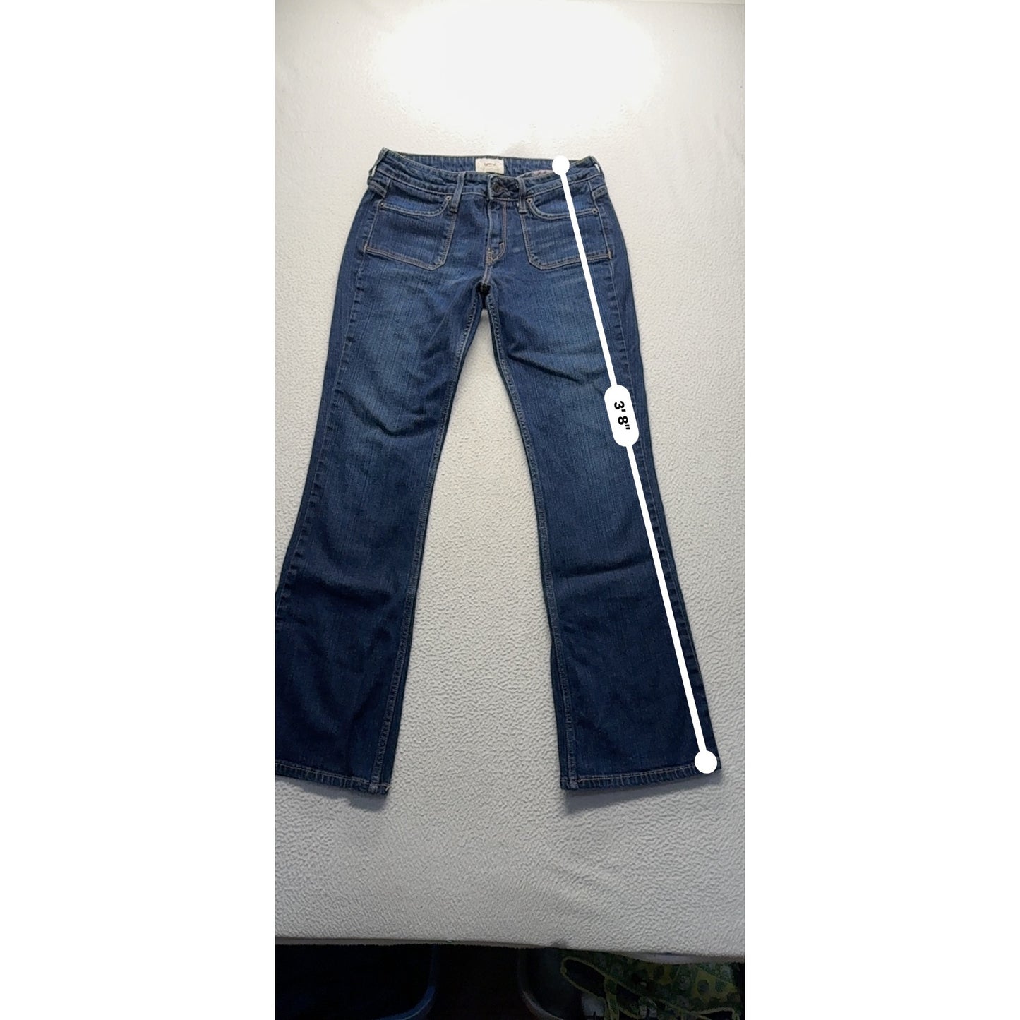 Levis 545™ Low Boot Cut Jeans Dark Wash Denim Size 8 Classic Fit #9307