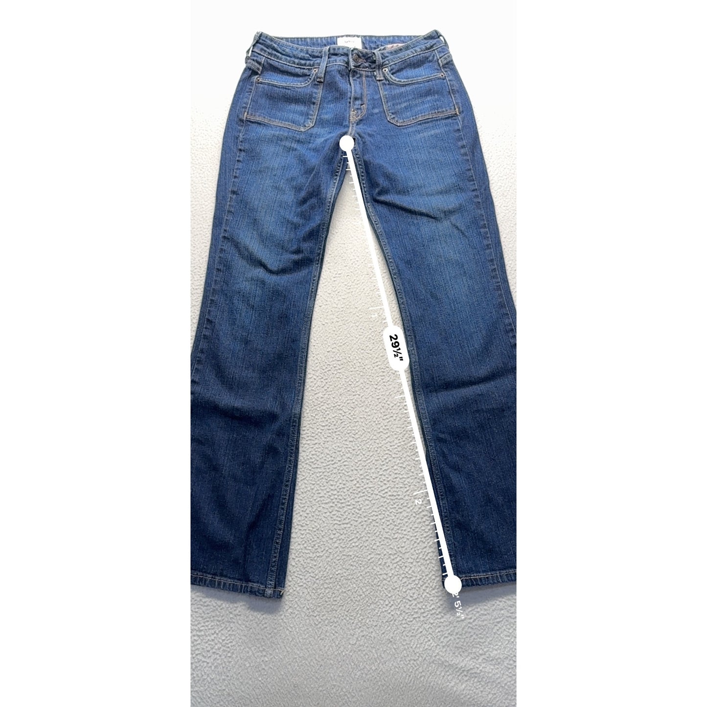 Levis 545™ Low Boot Cut Jeans Dark Wash Denim Size 8 Classic Fit #9307