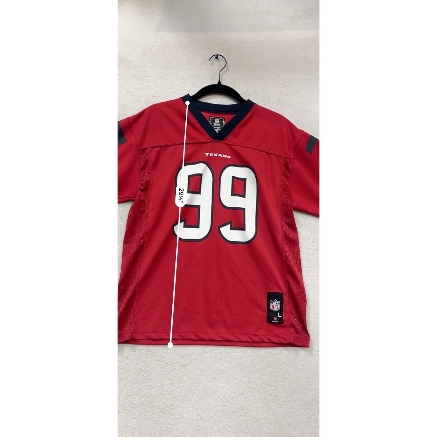 NFL Team Apparel J.J. Watt Houston Texans Youth Jersey Large 14/16 #959A