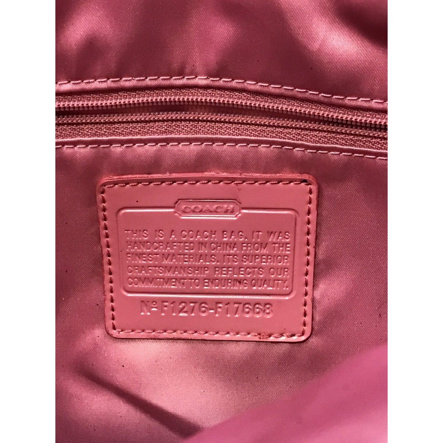 Women’s Pink Coach Bag