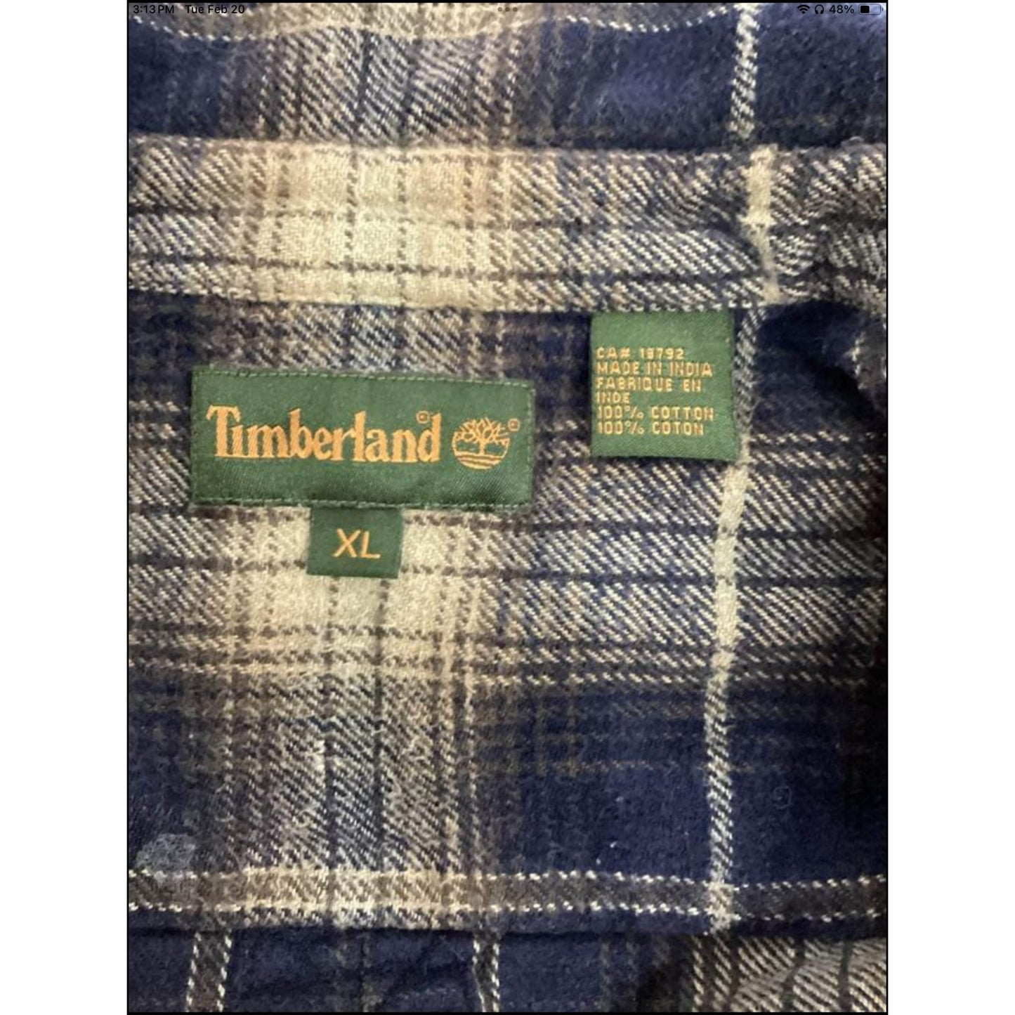 Men’s Timberland Flannel