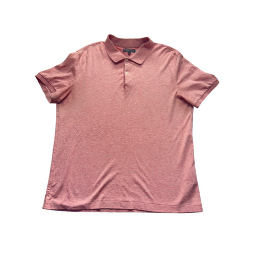 Banana Republic Luxury Touch Performance Pink Polo Shirt  #7882
