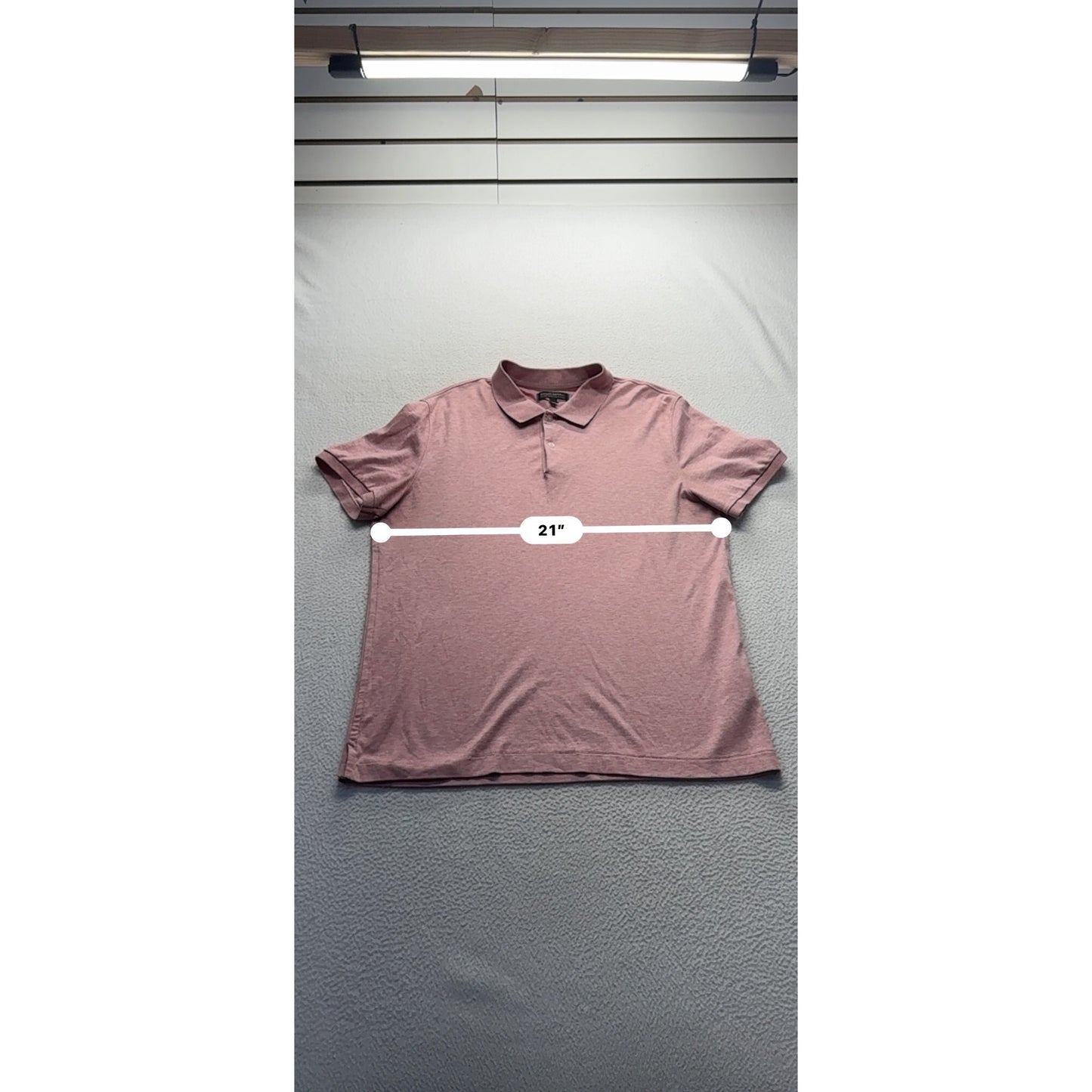 Banana Republic Luxury Touch Performance Pink Polo Shirt  #7882