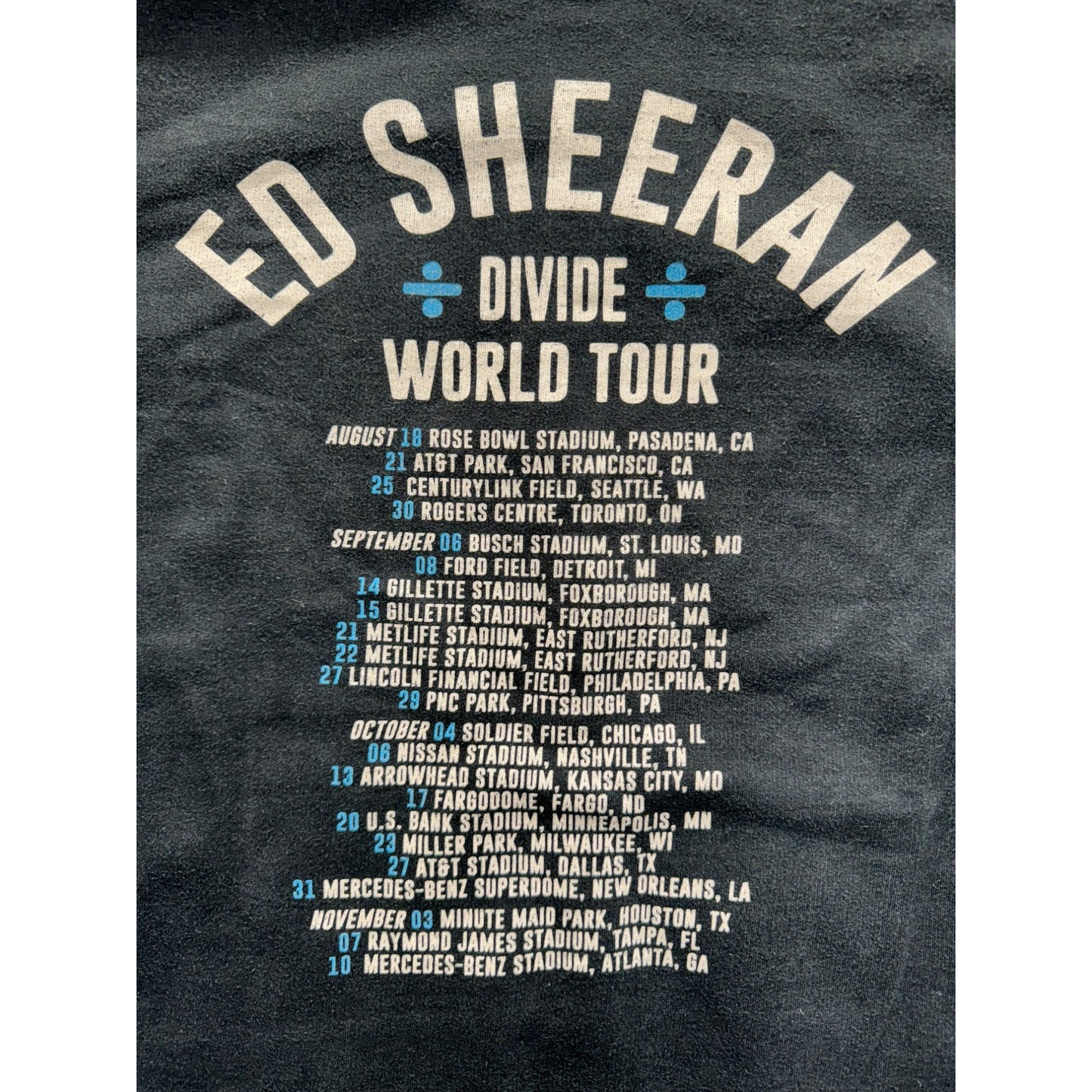 Men’s Ed Sheeran Divide Tour Hoodie#5314