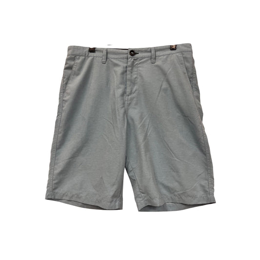 Billabong Mens Shorts Size 34 Light Blue Casual Style With Button Closure & Pockets #6569