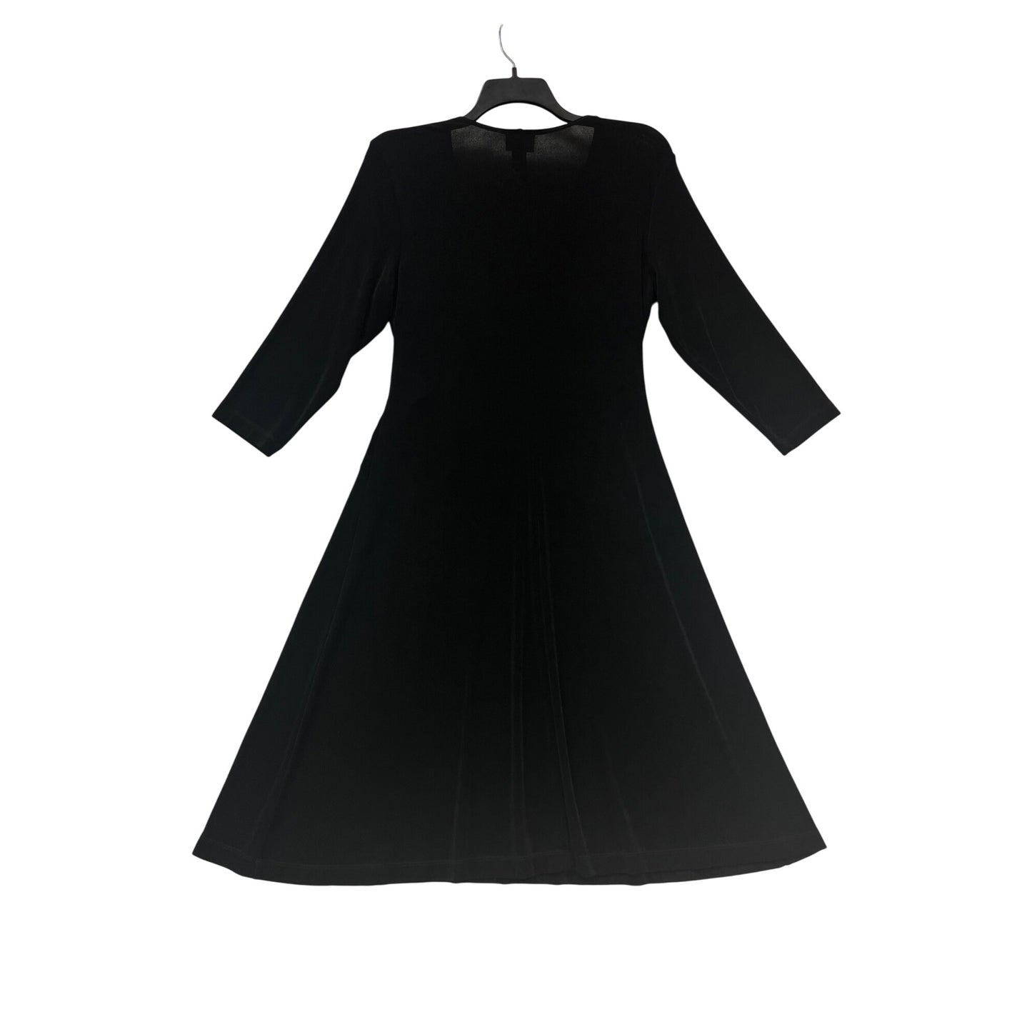 Chicos Black Wrap Dress A-Line Mid-Length #8339