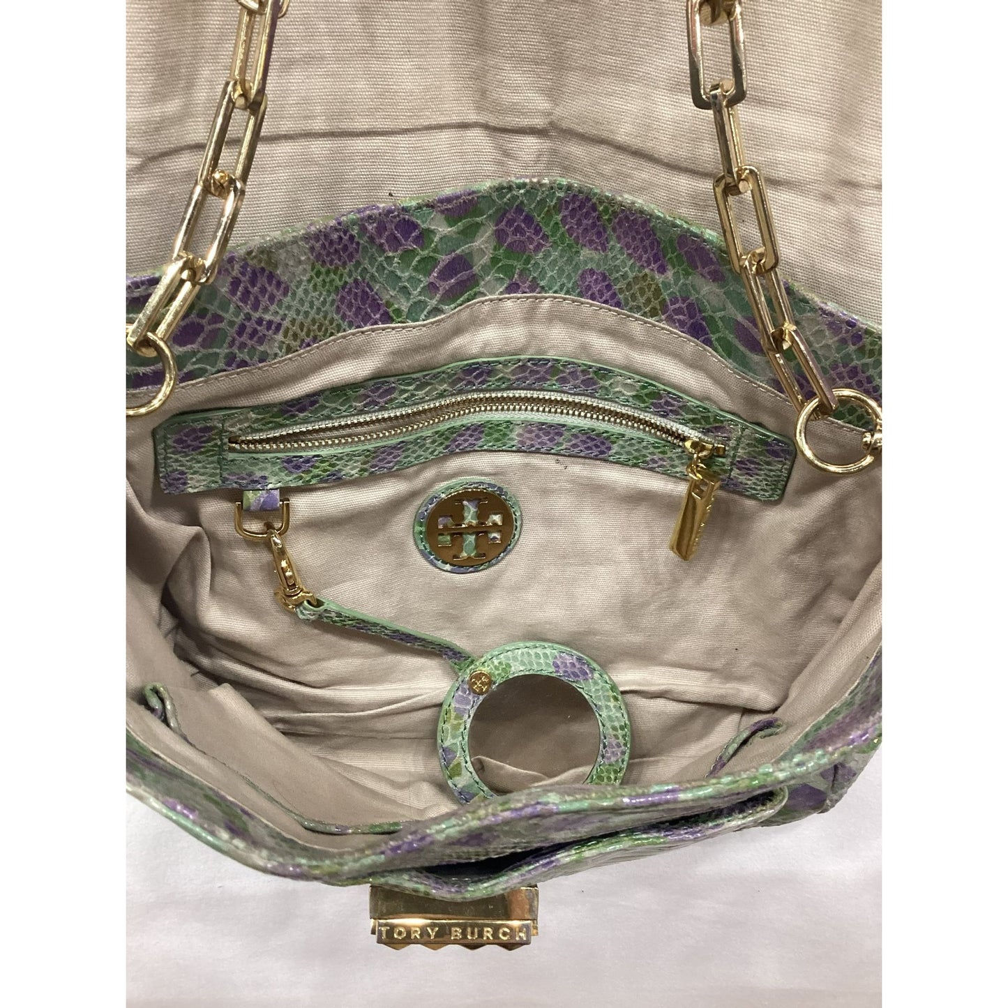 Tory Burch Suede Chain Shoulder Bag