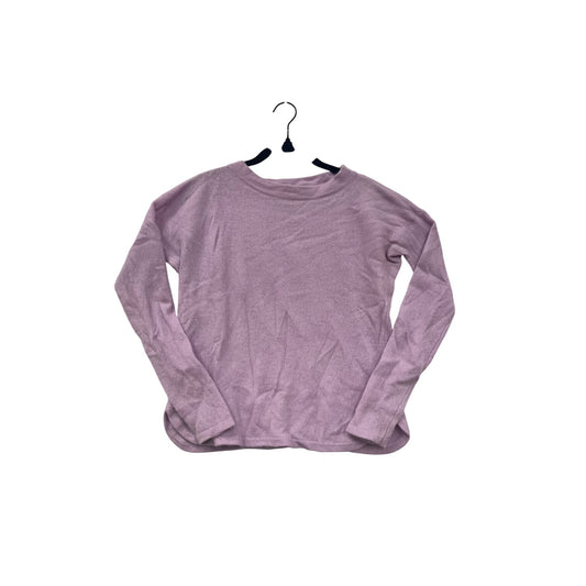 Saks Fifth Avenue Womens Lavender 100% Cashmere Long Sleeve Sweater Medium #6957