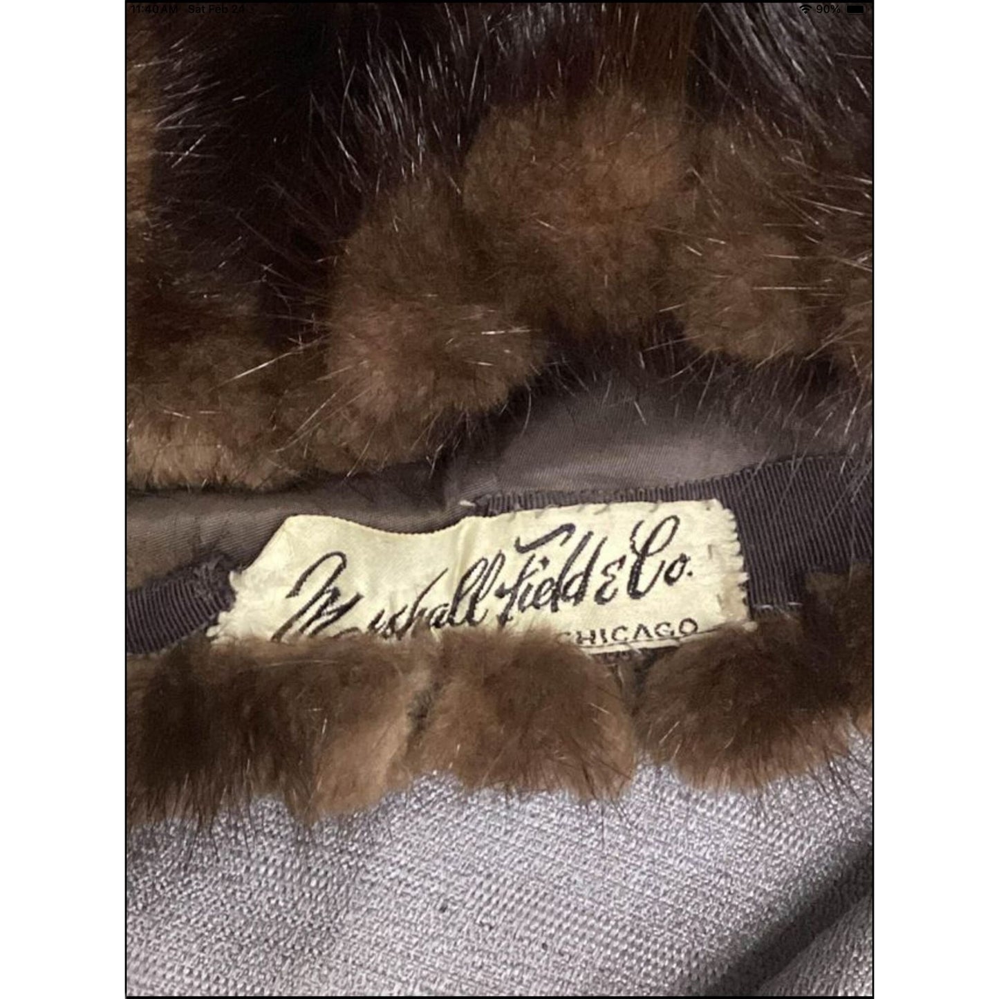 Vintage Fur Hat