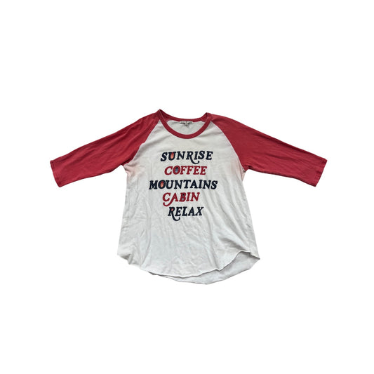 Junk Food Raglan Tee Shirt XL #192A