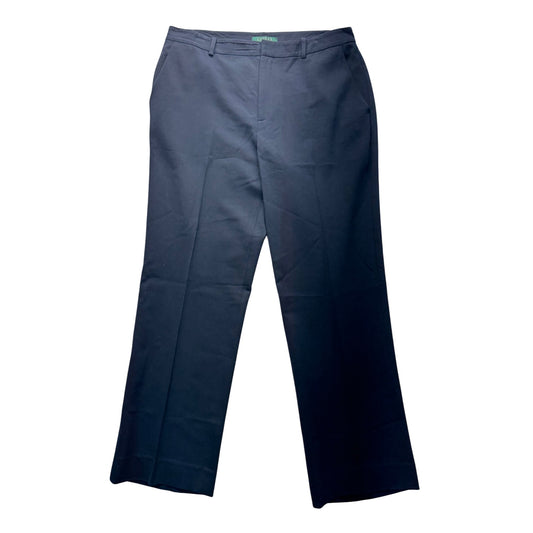 Lauren Ralph Lauren Navy Wool/Spandex Classic Fit Dress Pants Size 12 #178B
