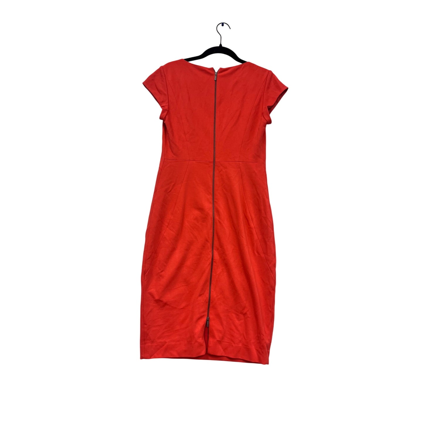 Classiques Entier Red Sheath Dress Size 8 #586A